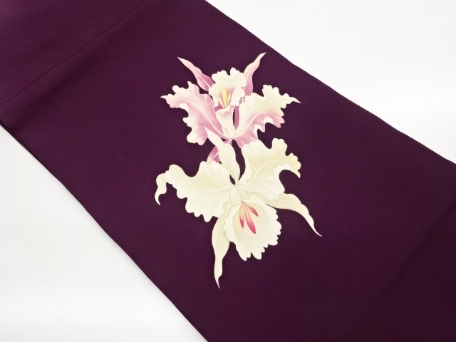 JAPANESE KIMONO / SHIOZE CATTLEYA PATTERN NAGOYA OBI